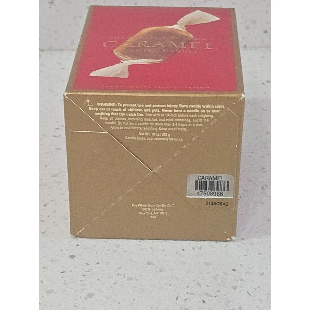 White Barn Candle Company The Perfect Autumn Caramel 10oz Candle RARE! NIB - Picture 7 of 7